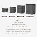 Arenzza dust-proof comforter and bedding organizer for houseware and kitchen, with a sleek design and ample storage space.