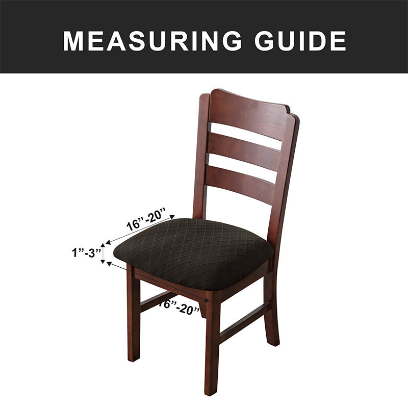 Aarenza waterproof chair seat cover for dining room, made of durable fabric, fits standard kitchen chairs, protects against spills