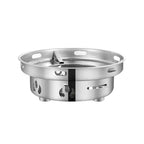 Arenzza windproof alcohol stove with pot for outdoor cooking, compact houseware and kitchen camping gear.