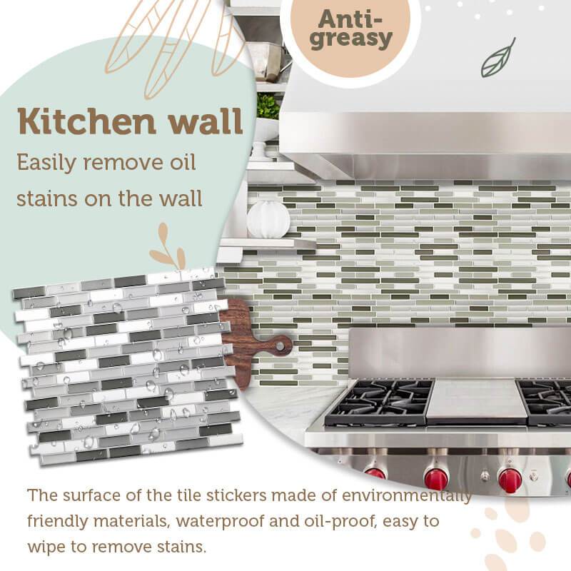 Acrystal tile self-adhesive 3D wall sticker from Arenzza, showcasing a decorative, reflective surface for home interior walls.