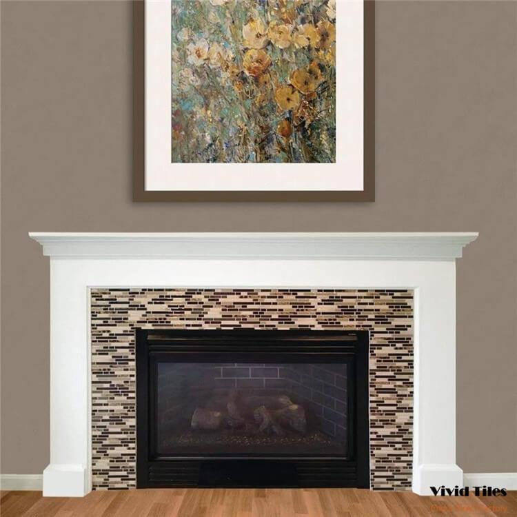 Arenzza crystal tile self-adhesive 3D wall sticker for home decor, showcasing its shimmering, textured design on a wall.