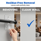 A heavy-duty self-adhesive rod support bracket by Arenzza, designed for kitchen and household rod mounting.