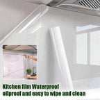 Arenzza waterproof and anti-oil static wall stickers for kitchen and houseware, featuring a transparent, easy-to-apply design.