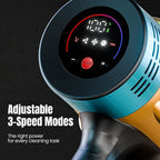 Arenzza cordless lightweight handheld vacuum cleaner in black and yellow, showing the compact design and handheld grip.