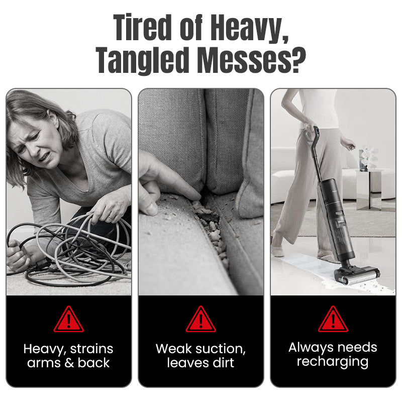 Arenzza cordless lightweight handheld vacuum cleaner for house and kitchen cleaning, with a sleek design and ergonomic handle.