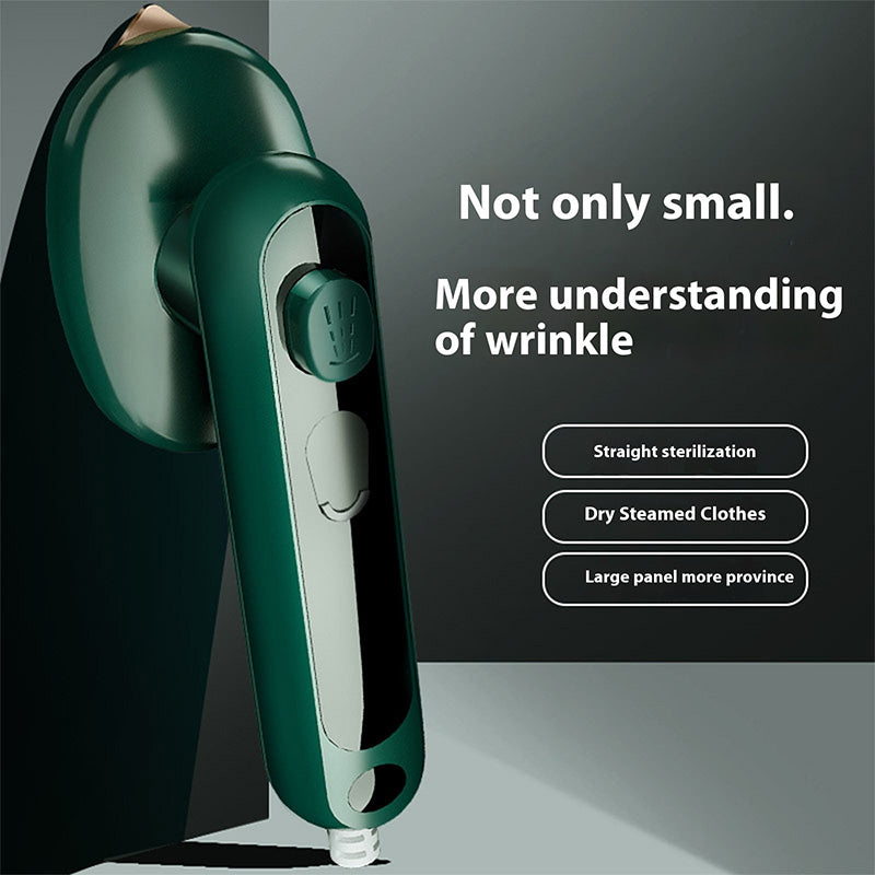 Arenzza mini portable handheld steamer for houseware and kitchen use, featuring a compact design with water tank and steam outlet.