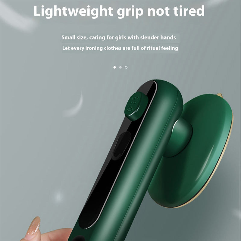 Aarenza mini portable handheld steamer for clothes, compact houseware and kitchen appliance in a sleek design with a water tank