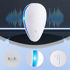 Arenzza multi-functional ultrasonic pest and insect repeller for houseware and kitchen use, designed to repel pests silently.