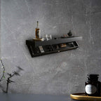 Arenzza wallboard with hidden compartment for houseware storage, featuring a sleek design and discreet secret compartment.