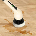 Arenzza 9-in-1 electric cleaning brush for home, with multiple attachments for kitchen and house cleaning tasks.