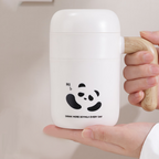 Arenzza rechargeable self-stirring mug with lid, kitchen houseware, showing the mug with a lid and stirring mechanism inside.
