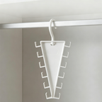 Arenzza smart triangular closet storage organizer for home, designed to maximize space and reduce clutter in the kitchen or closet.