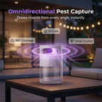 Arenzza UV mosquito killer lamp, USB-powered houseware device with a sleek design, used to attract and eliminate mosquitoes silently.