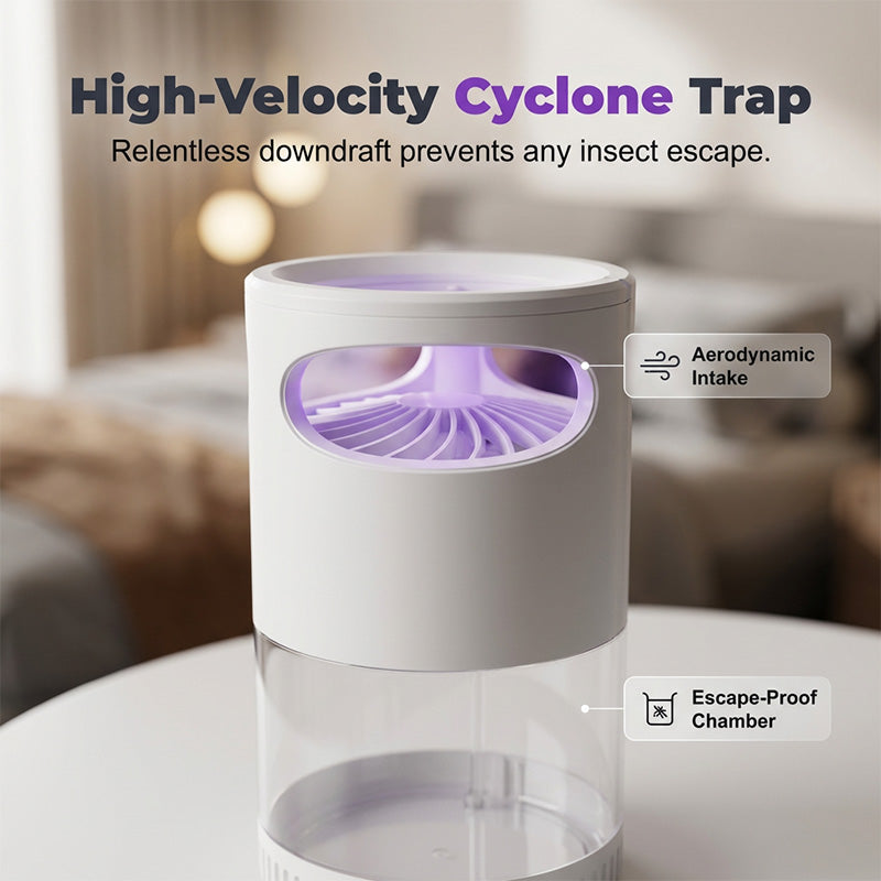 Arenzza UV mosquito killer lamp with USB connection, quiet operation, chemical-free design, ideal for home use in the houseware category.