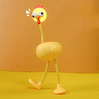 Aarenza flexible poseable chicken desktop lamp in vibrant colors, designed for houseware and kitchen use.