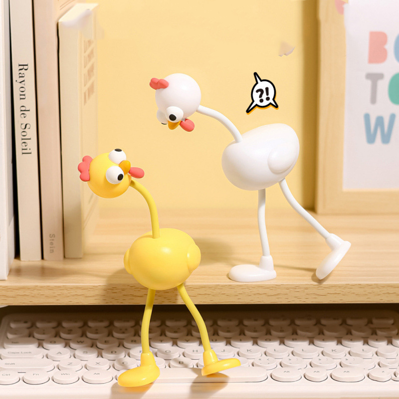Arenzza flexible poseable chicken desktop lamp with a bright light, designed for houseware and kitchen use.
