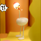 Aarenza flexible poseable chicken desktop lamp in houseware and kitchen, featuring a playful chicken design with adjustable limbs.