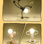Aarenza changeable shape sportsman night light in a houseware and kitchen setting, featuring playful design and adjustable figure.