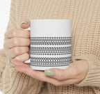 Arenzza funny ceramic coffee mug with humorous design, perfect for houseware and kitchen use, shown on a white background.