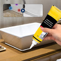 Arenzza waterproof white caulk with scraper, versatile houseware product for sealing and repairs in kitchen and bathroom.