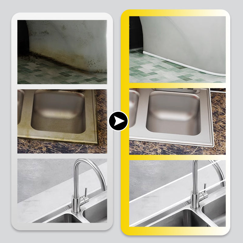 A white waterproof caulk tube with scraper from Arenzza, designed for household and kitchen sealing projects.