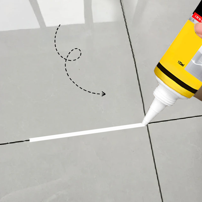 Arenzza waterproof white caulk with scraper, multipurpose kitchen and houseware tool for sealing and sealing repairs in the home.