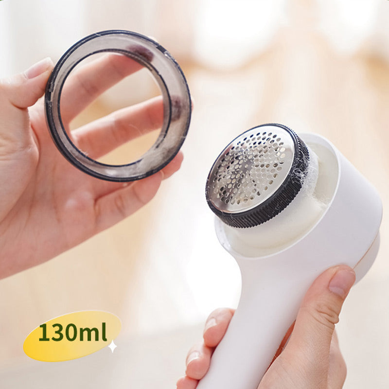 Arenzza digital display fabric lint remover with three speed settings, designed for houseware and kitchen use, shown in the image.