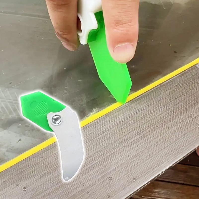 Arenzza 9-in-1 spatula caulking tool for houseware and kitchen use, showing multiple functions and ergonomic design.