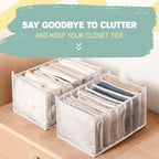 Arenzza wardrobe clothes organizer in a houseware setting, featuring multiple compartments for efficient closet storage.