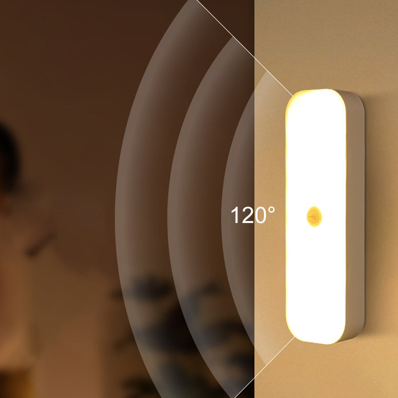 Arenzza LED motion sensor light indoor, houseware and kitchen, showing a sleek modern design with sensor and LED indicators.