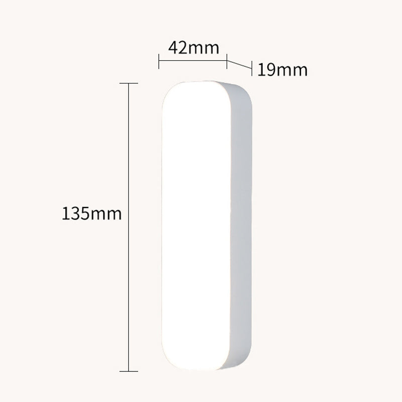 Arenzza LED motion sensor light for indoor use, mounted on a ceiling, showcasing its sleek design and sensor area.