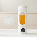 Aarenza portable USB rechargeable blender for houseware and kitchen, showing a compact, sleek design with a blending jar and control buttons.