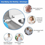 Arenzza dual nozzle bidet washer with self-cleaning feature, easy installation, designed for improved bathroom hygiene.