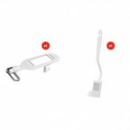 Arenzza dual nozzle bidet washer with self-cleaning feature, mounted on a toilet, showcasing its sleek design and easy installation.