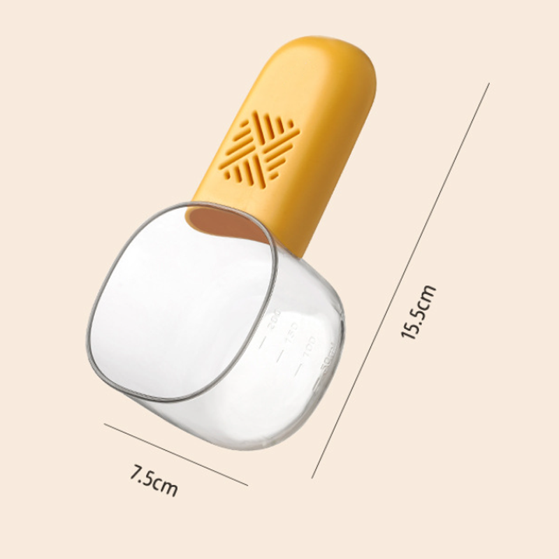 Arenzza multi-color food measuring scoop set with various sizes for kitchen and houseware use, made of durable plastic.