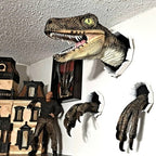 Aarenza 3D dinosaur wall hanging decoration for home decor, featuring a colorful T-Rex design suitable for kids' rooms or living spaces.