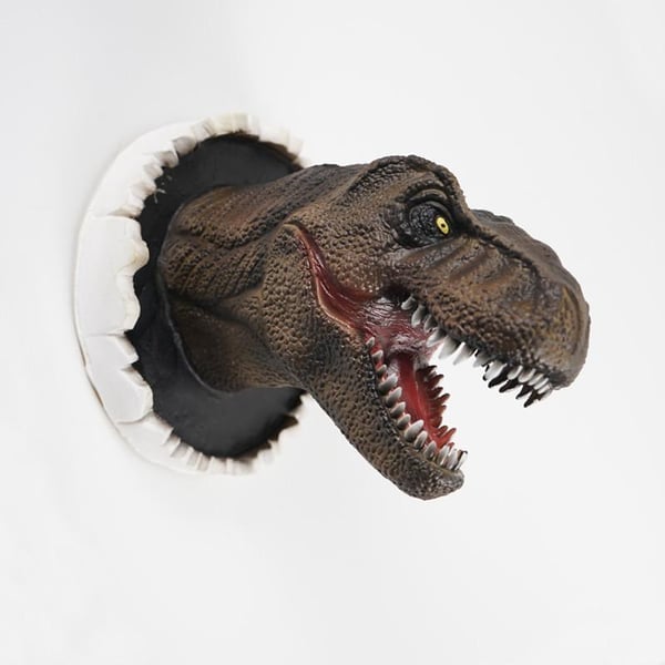 Aarenza 3D dinosaur wall hanging decoration for home or kitchen, featuring a colorful dinosaur design on a white background.
