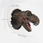 Arenzza 3D dinosaur wall hanging decoration for houseware and kitchen, featuring a colorful, detailed T-Rex design.