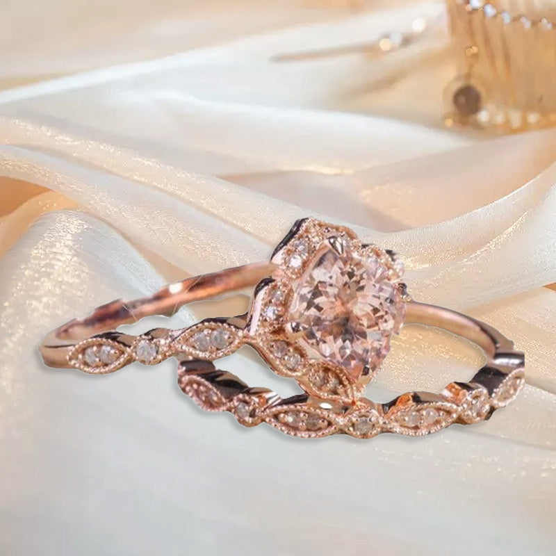 Elegant rose gold ring from Arenzza jewelry accessories, featuring a sleek and polished design perfect for special occasions.