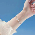 Arenzza Lucky Transfer Bead Bracelet featuring colorful beads and silver accents, stylish jewelry accessory for casual wear.