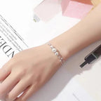 Arenzza Lucky Transfer Bead Bracelet featuring colorful beads and silver accents, stylish jewelry accessory for casual or special occasions.