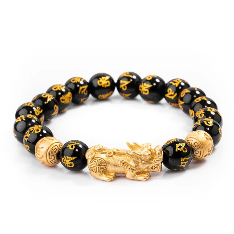 Arenzza FengShui bracelet for wealth and happiness, featuring colorful beads and charms, jewelry accessory for positive energy.