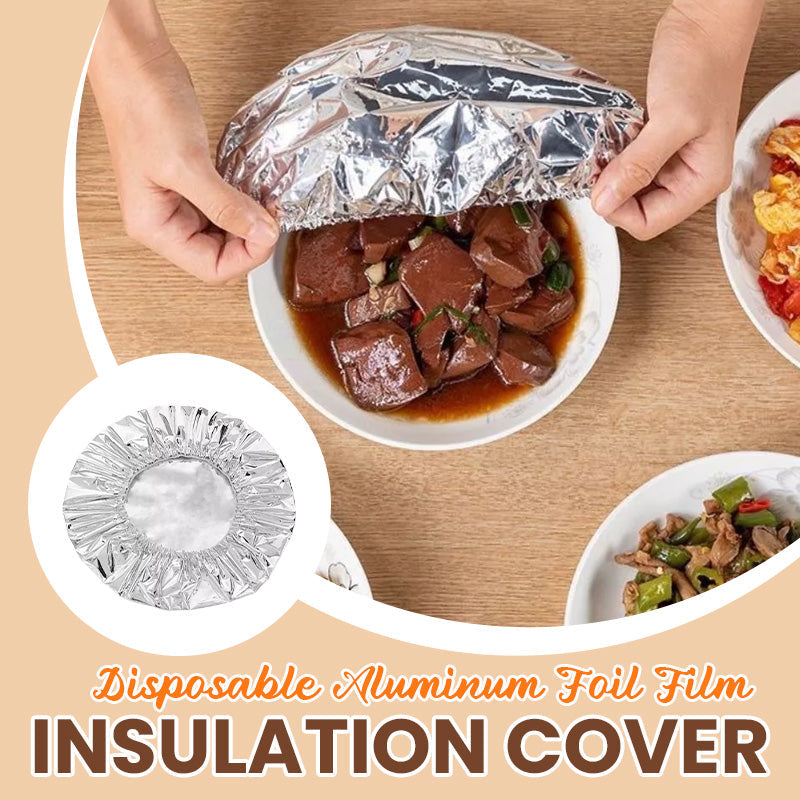 Aarenzza aluminum foil insulation cover for kitchen use, showing a shiny, reflective surface ideal for heat insulation and protection.