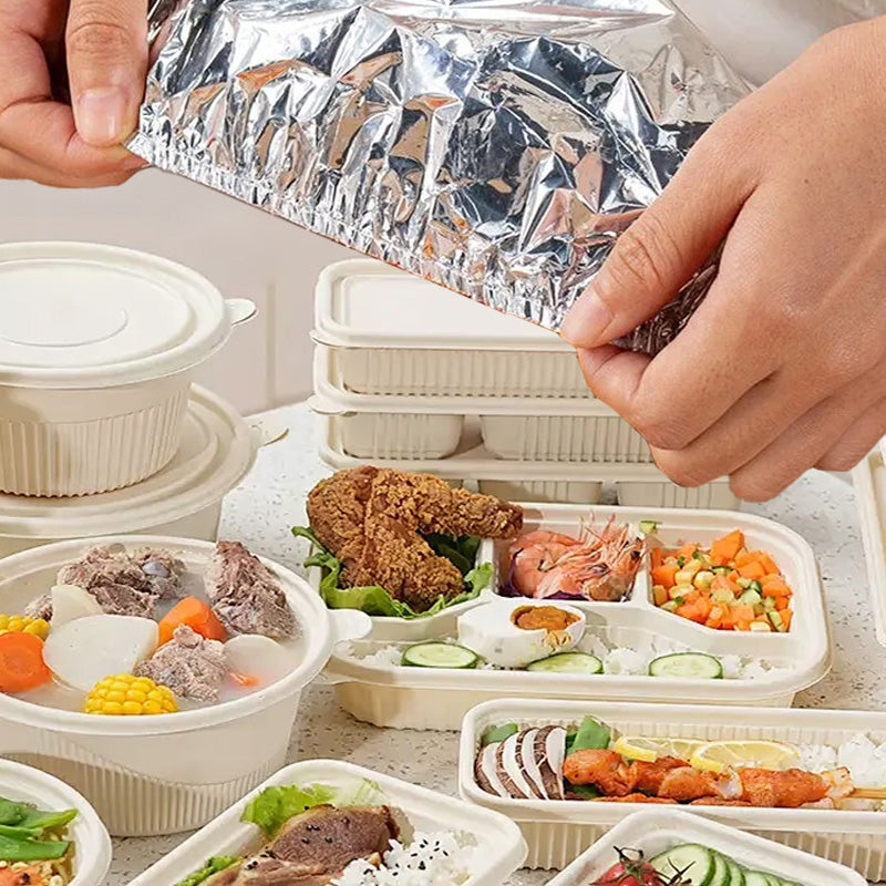 Arenzza aluminum foil insulation cover for kitchen use, displayed on a flat surface with shiny, reflective foil material.