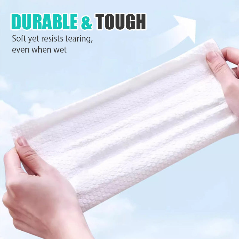 Arenzza hanging cleaning cloths for kitchen oil, dishes, and surfaces, showcasing space-saving design and versatile cleaning use.