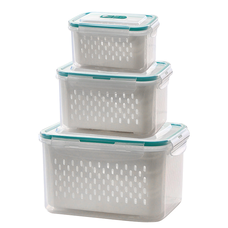 Arenzza 2-in-1 food container with airtight lid, microwave safe, and fresh-keeping features, ideal for kitchen storage.