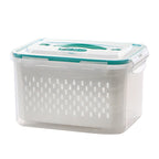 Arenzza 2-in-1 food container with airtight lid, microwave safe, for fresh storage of kitchen leftovers and meal prep.