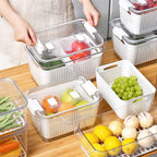 Arenzza kitchen vegetable and fruit storage container for fresh produce, designed to keep produce organized and fresh.