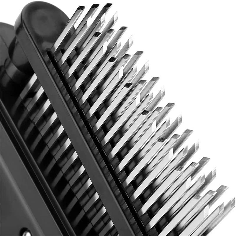 Arenzza meat tenderizer with 48 stainless steel blades for kitchen use, designed to easily soften and prepare meats.