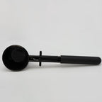 Arenzza reusable kitchen coffee measuring spoon with sliding design, shown with a stainless steel finish and adjustable measurement slider.
